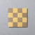 Mini Chequerboard Sweet Yellow Cement Tile